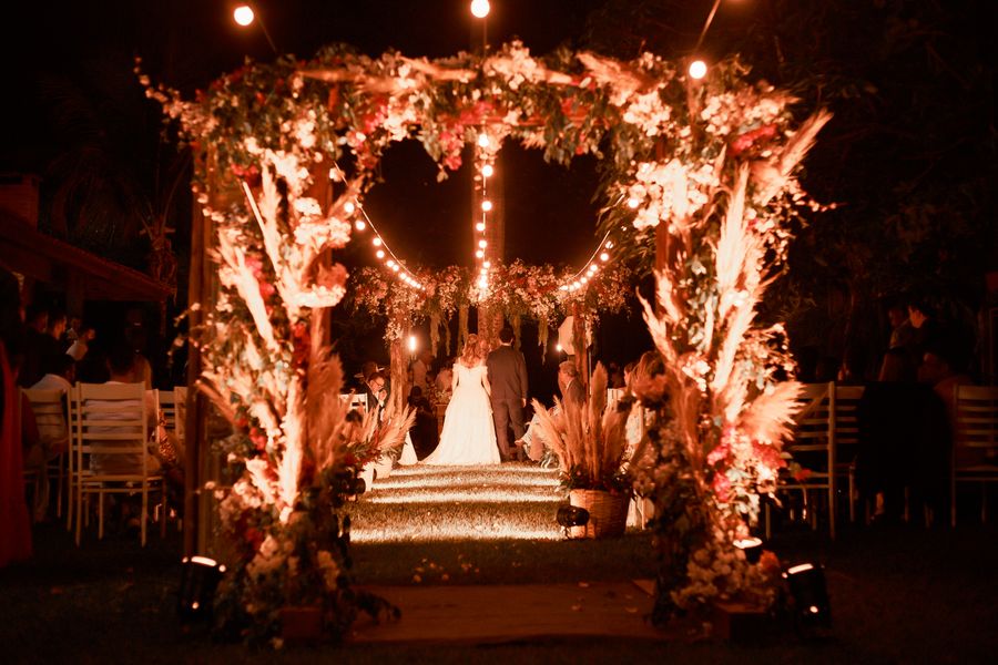 Elegant wedding reception